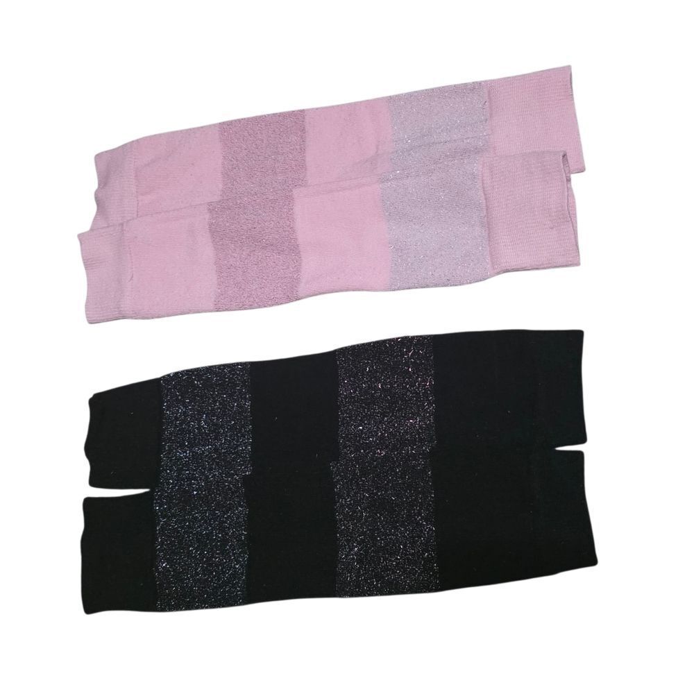 2 Pair Of Girls Leg Warmers